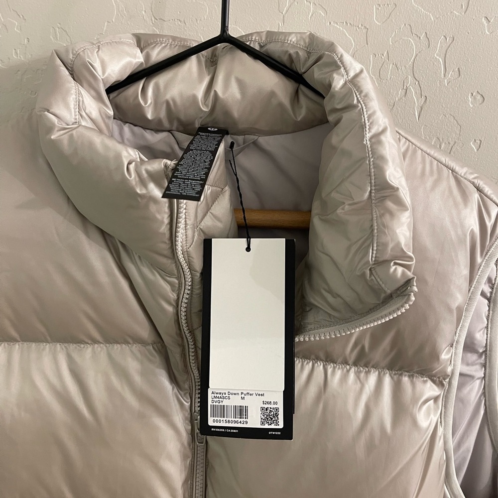 New Lululemon Always Down Puffer Vest (Size M) - Picture 3 of 4
